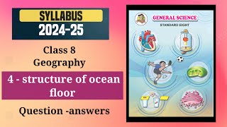 Class 8 geography chapter 4 structure of ocean floor question answer std 8 Geography ch 4 solution [upl. by Twelve]