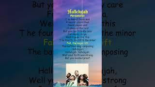 Pentatonix  Hallelujah Lyrics shorts [upl. by Litha]