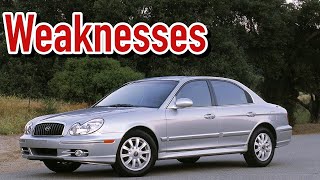 Used Hyundai Sonata 2002  2005 Reliability  Most Common Problems Faults and Issues [upl. by Whitten]