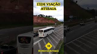 1324 VIAÇÃO ATIBAIA SÃO PAULO IRIZAR I6S 4X2 FERNÃO DIAS KM 41 rodoviabraziloficial short shorts [upl. by Pius]