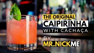 How to make Strawberry CAIPIRINHA  Fast and Easy Drink Tutorial  MrNickMe [upl. by Norab850]