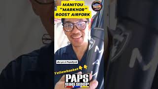 MANITOU quotMARKHORquot BOOST AIRFORK SUSPENSION  ANG LUPIT manitouairfork papadyak [upl. by Tiras903]