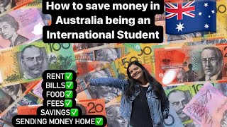 How to save money in Australia being an International studentAarzoo Gaur [upl. by Aninaig956]