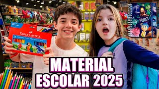 COMPRANDO NOSSO MATERIAL ESCOLAR 2025 [upl. by Bolitho]