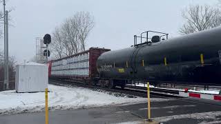 NS 7601 Passing Through Holland OH1 23 [upl. by Anivla108]