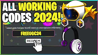 NEW ALL WORKING CODES FOR UGC LIMITED IN 2024 ROBLOX UGC LIMITED CODES [upl. by Ahswat]