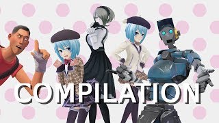 Doki Doki Literature Club Game Grumps Animated SFM Compilation Official [upl. by Karolina]