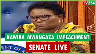 LIVE  Senate Impeachment Hearing of Governor Kawira Mwangaza of Meru [upl. by Hsizan]