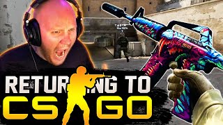 TIMTHETATMAN RETURNS TO CSGO [upl. by Anirrak]