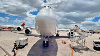 Two Boeing 7478 Giants Arriving at Miami Intl Cargo Rampquot [upl. by Netsyrk375]