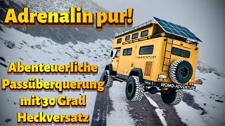 Adrenalin pur Abenteuerliche Passüberquerung mit 30 Grad Heckversatz [upl. by Osugi992]