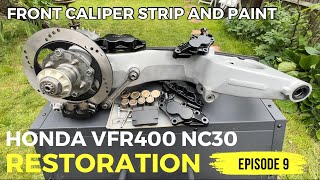 HONDA VFR400 NC30 Restoration Episode 9 [upl. by Nuj]