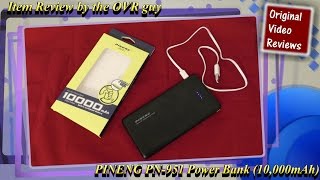 Item review  PINENG PN951 Power Bank 10000mAh [upl. by Anrev985]