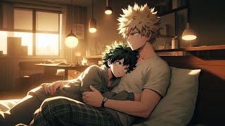 sweet moments together 💚🧡 mha bakudeku myheroacademia [upl. by Magen]