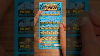 Multiplier Craze CA Lottery Scratcher lotto loteria calotteryscratchers [upl. by Baylor]