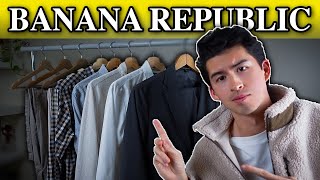 My Banana Republic Clothing Collection  What To Buy 2024 [upl. by Jezreel]