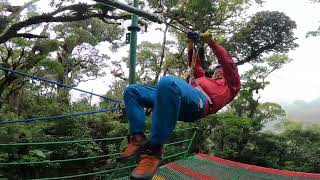 ZipLine TreeTopia Park Monteverde [upl. by Htezzil665]