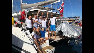 Sailing family We are crossing the Atlantic with World Cruising Club ARC 2018 Sailing Queen ep 10 [upl. by Radborne]