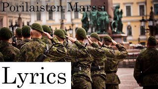 Porilaisten Marssi Lyrics Suomeksi amp English [upl. by Chlores]