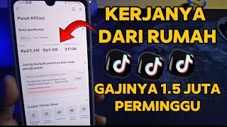 OMSET 23 JUTA PERMINGGU DI TIKTOK  KERJANYA DI RUMHAH SAJA [upl. by Elohc644]