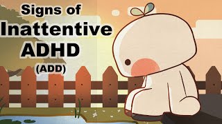 5 Signs of Inattentive ADHD ADD [upl. by Jandel]