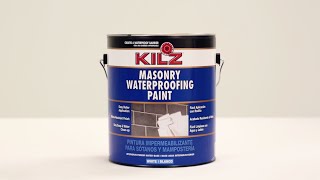 KILZ® Masonry Waterproofing Paint [upl. by Thane]