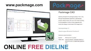 Automatic quot Dieline quot Online with Packmage 100 FREE [upl. by Kalvin]