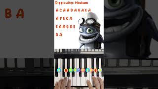 Crazy Frog Axel F Piano Tutorial  Rhythm and Keys shorts pianotutorial [upl. by Einahpts158]