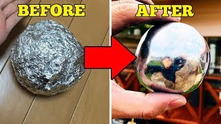 How To Make MirrorPolished Japanese Foil Ball  Easy DIY [upl. by Jacky]