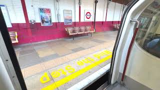 London Underground travelling from Wembley north to Wembley Central on the Bakerloo line [upl. by Suoinuj]