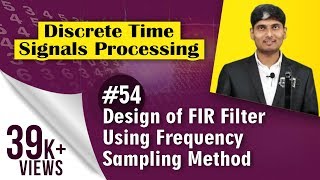 How to Design FIR Filters using frequency sampling method  Discrete Time Signal Processing [upl. by Noletta]