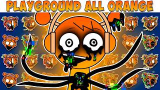 FNF Character Test  Gameplay VS My Playground  ALL Orange Test 9 [upl. by Uttasta]