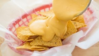 Best Homemade Nacho Cheese Sauce Recipe  Football Food [upl. by Sinylg137]