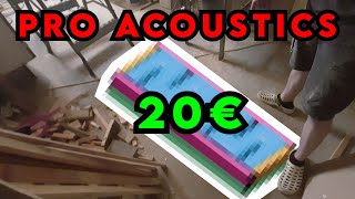 Making 3 acoustical panels for 20€ [upl. by Schargel718]