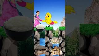 Tun Tuni 😚Pakhi🥳 cartoon animation shorts viralvideos halud tuntui  Song [upl. by Hullda990]