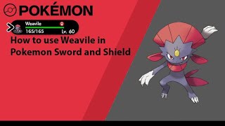 How to use Weavile in Pokémon Sword and Shield Weavile Moveset [upl. by Moersch582]