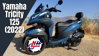 Yamaha TriCity 125 2022  Probefahrt Walkaround Soundcheck 0 auf 100 kmh DEUTSCH  VLOG 400 [upl. by Bigot]