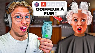 Le PIRE Salon de Coiffure qui existe jai charcuté les clients  Haidresser Simulator [upl. by Nessnaj856]