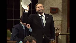 Tom Mulcair on the 2010 Federal Budget [upl. by Kameko]