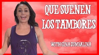 Que Suenen Los Tambores Salsa  Victor Manuelle Original Zumba Choreography [upl. by Euell]