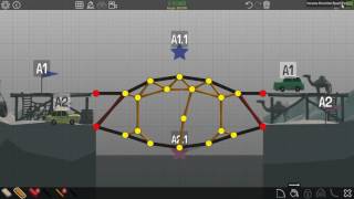 Poly Bridge 23 Low Cost Bridge [upl. by Akkinahs883]