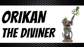 Necron ORIKAN THE DIVINER Review  Tactics  9th Edition Codex  Warhammer 40k [upl. by Ydnih]