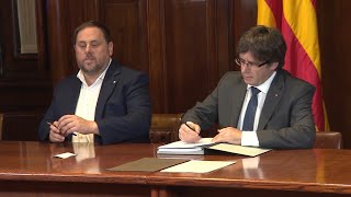 La Fiscalía se querella contra todo el Govern [upl. by Ahsenrat]