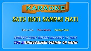 SATU HATI SAMPAI MATI buat COWOK  karaoke  tanpa vokal pria [upl. by Nichani]