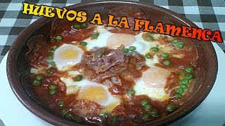 HUEVOS A LA FLAMENCA  Recetas de Cocina [upl. by Innig102]