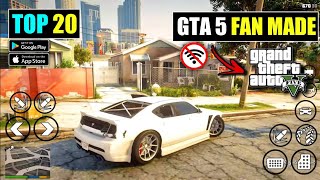 Top 20 Best GTA V Fan Made Games For Mobile with names New Games 2023 [upl. by Gavrila]