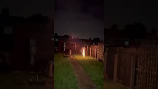 Lynx bomb firework rocket bonfirenight fireworks fails [upl. by Yeta]