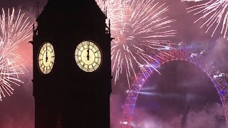 London Fireworks 2016  2017  New Years Eve Fireworks  BBC One [upl. by Edniya]