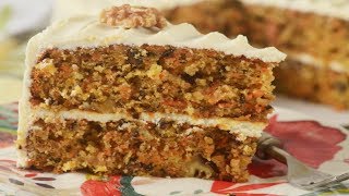 Carrot Cake Recipe Demonstration  Joyofbakingcom [upl. by Elora]