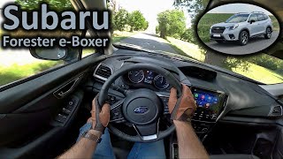 2023 Subaru Forester eBoxer  POV test drive [upl. by Buonomo]